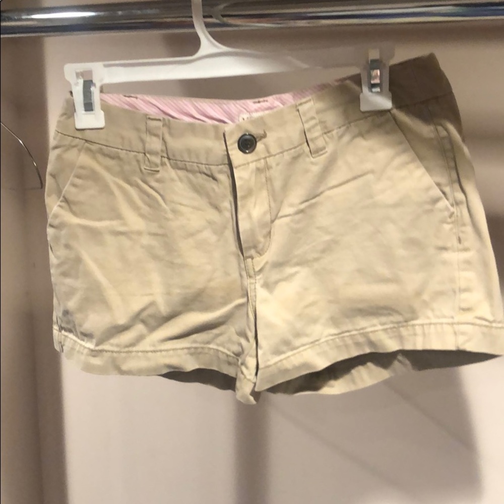Tan Cargo Shorts